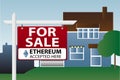 Property for sale. Ethereum are accepted as payment.