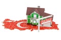 Property for sale and rent in Turkey concept, 3D rendering Royalty Free Stock Photo