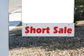 Property short sale sign Royalty Free Stock Photo