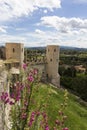 Properzio towers in Spello - Umbria Royalty Free Stock Photo