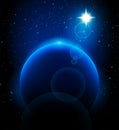 Prophecy Star and planet Royalty Free Stock Photo