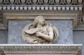 Prophet Daniel, relief on the portal of the Cathedral of Saint Lawrence in Lugano