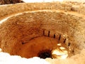 Prophet Moses Springs, Water wells and palms in Sinai Peninsula, Ras Sidr, Egypt, The Springs of Moses are a group of hot springs