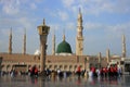 Prophet Mosque under Cloudy Sky in Medina