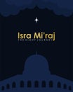 prophet muhammad isra miraj banner template design