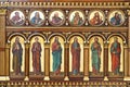 Prophets and Apostles, detail of Iconostasis in Greek Catholic Co-cathedral of Saints Cyril and Methodius in Zagreb