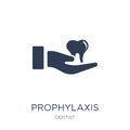 Prophylaxis icon. Trendy flat vector Prophylaxis icon on white b