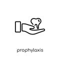 Prophylaxis icon. Trendy modern flat linear vector Prophylaxis i