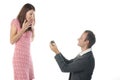 Proposal scene Royalty Free Stock Photo