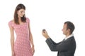 Proposal scene Royalty Free Stock Photo