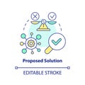 Proposed solution concept icon