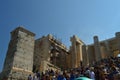 Propylaea of the Acropolis of Athens. Architecture, History, Travel, Landscapes Royalty Free Stock Photo