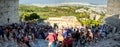 Propylaea on the Acropolis in Athens Greece