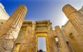 Propylaea Ancient Entrance Gateway Ruins Acropolis Athens Greece