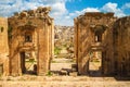 Propylaeum of the Sanctuary of Artemis Royalty Free Stock Photo