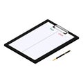 Pros cons concept. Pros Cons list paper on clipboard with pen Royalty Free Stock Photo