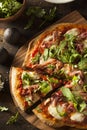 Prosciutto and Arugula Pizza