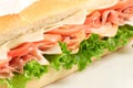 Prosciutto Healthy Sub Royalty Free Stock Photo