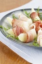 Prosciutto and melon Royalty Free Stock Photo