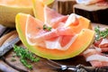 Prosciutto with melon