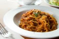 Prosciutto Parma Ham Rosemary spaghetti