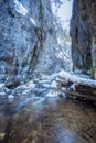 Prosiecka dolina gorge during winter