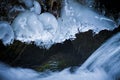 Prosiek, creek in winter Royalty Free Stock Photo