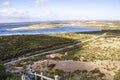 The view from Prospect Hill the highest point on Kangaroo Island in South Australia Australia.