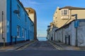 Prospect Hill, a very short road leading to the sea in the town of Herne Bay