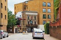 Prospect of Whitby old English pub street view London Royalty Free Stock Photo