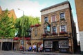 Prospect of Whitby old English pub street view London Royalty Free Stock Photo