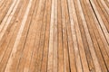 Prospective of orange wooden texture floor