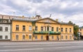 Prospekt Mira Street, view of the Dolgovs house, built around 1775, cultural heritage site, landmark