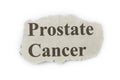 Prostate Cancer Royalty Free Stock Photo