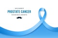 Prostate Cancer awareness banner.