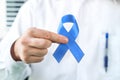 Prostate cancer awareness concept. Royalty Free Stock Photo