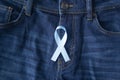 Prostate Cancer Awareness, light Blue Ribbon