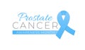 Prostate Cancer Awareness Month Isolated Logo Icon Sign