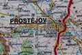 Prostejov, Czechia, on a road m Royalty Free Stock Photo
