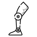 Prostheses icon vector