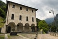 Prosto (Valchiavenna, Italy): palace Royalty Free Stock Photo