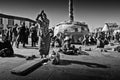 Prostrated of Jokhang Temple and Barkhor Square Lhasa Tibet