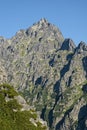 Prostredny hrot from Slavkovsky peak, High Tatras, Slovakia