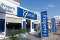 Protaras, Cyprus - Oct 6. 2019. Genesis - property sales on Cavo Grecko Avenue