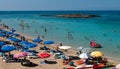 Beach at Protaras , Cyprus Royalty Free Stock Photo