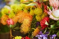 Protea flowers at market on Madeira