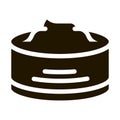 Protect Cream Container Icon Illustration