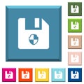 Protect file white icons on edged square buttons