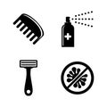 Protect, Hygiene, Cleanliness. Simple Related Vector Icons