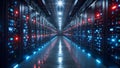 Protect private data with cybersecurity measures like firewalls and encryption against hackers.
